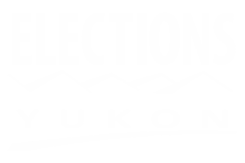 Large Elections Yukon Logo - White
