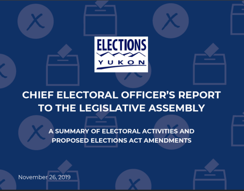 2019 Proposed Elections Act Amendments